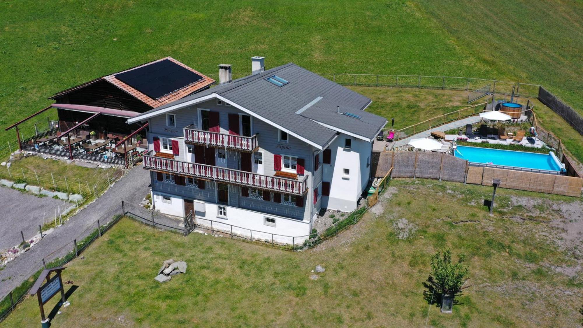 Gasthaus Alpina Tschappina Esterno foto